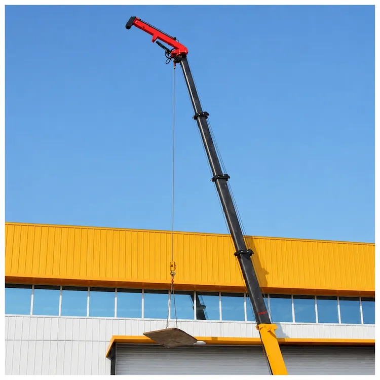 Hydraulic fly jib