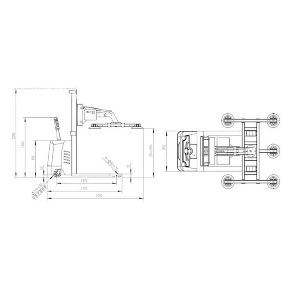 Vacuum Lifter Trolley
