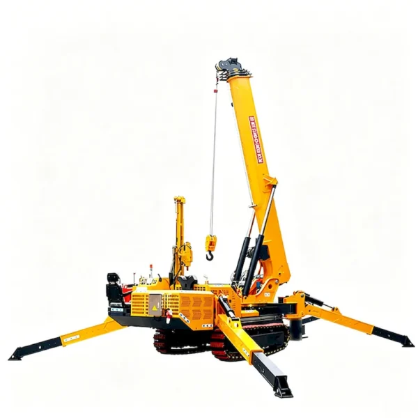 10-ton tracked spider crane