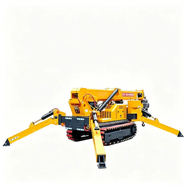 10-ton tracked spider crane